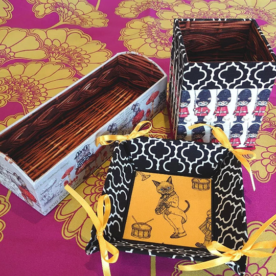 ワークショップ厚紙工芸画像